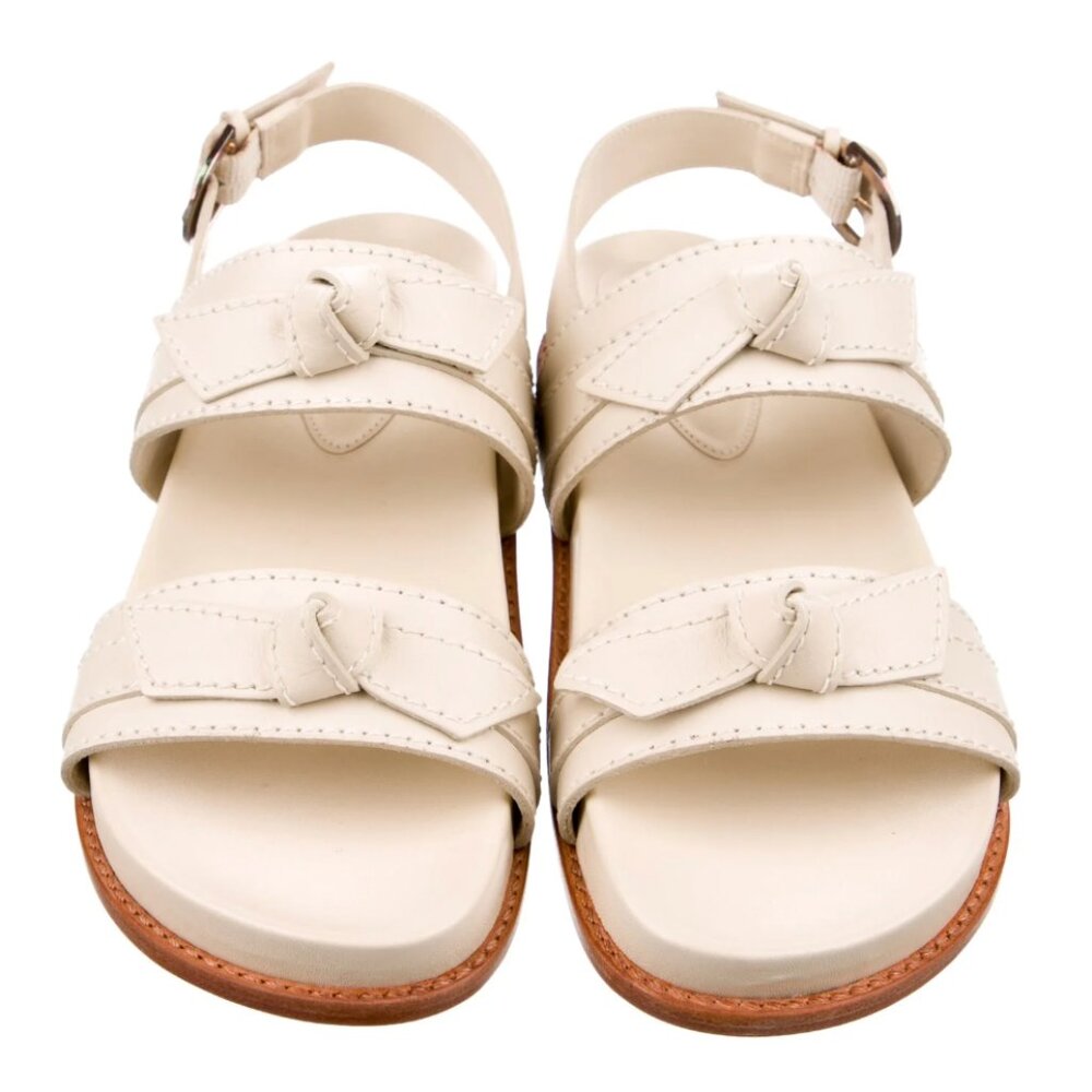 Alexandre Birman. Leather Colorblock Pattern Slin… - image 3